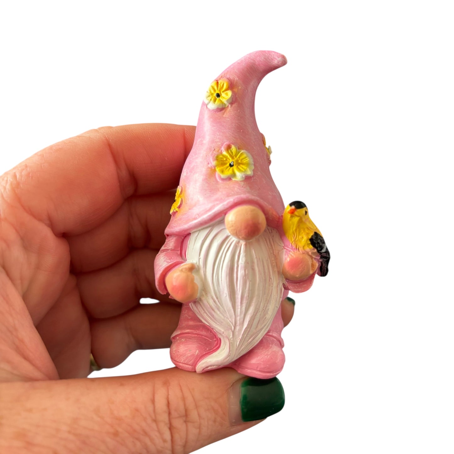 Pink Bird Gnome