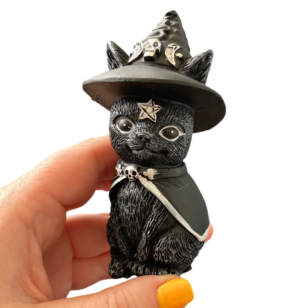 Witch Cat Statue