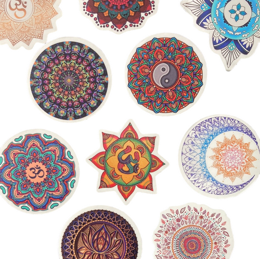Mandala 10pc Bag of Stickers
