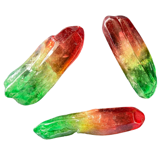 10-20g Red & Green Aura Quartz Shard