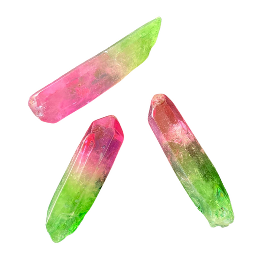 20-30g Pink & Green Aura Quartz Shard
