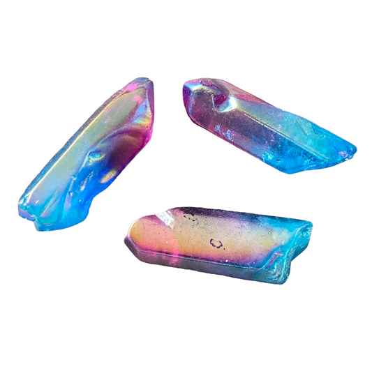20-30g Blue & Purple Aura Quartz Shard
