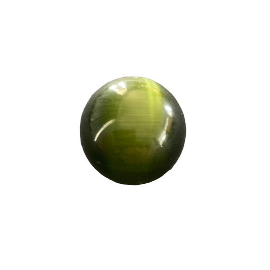 20mm Olive Green Cats Eye Sphere