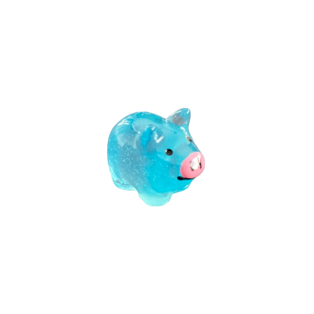 Blue Glow in the Dark Pig