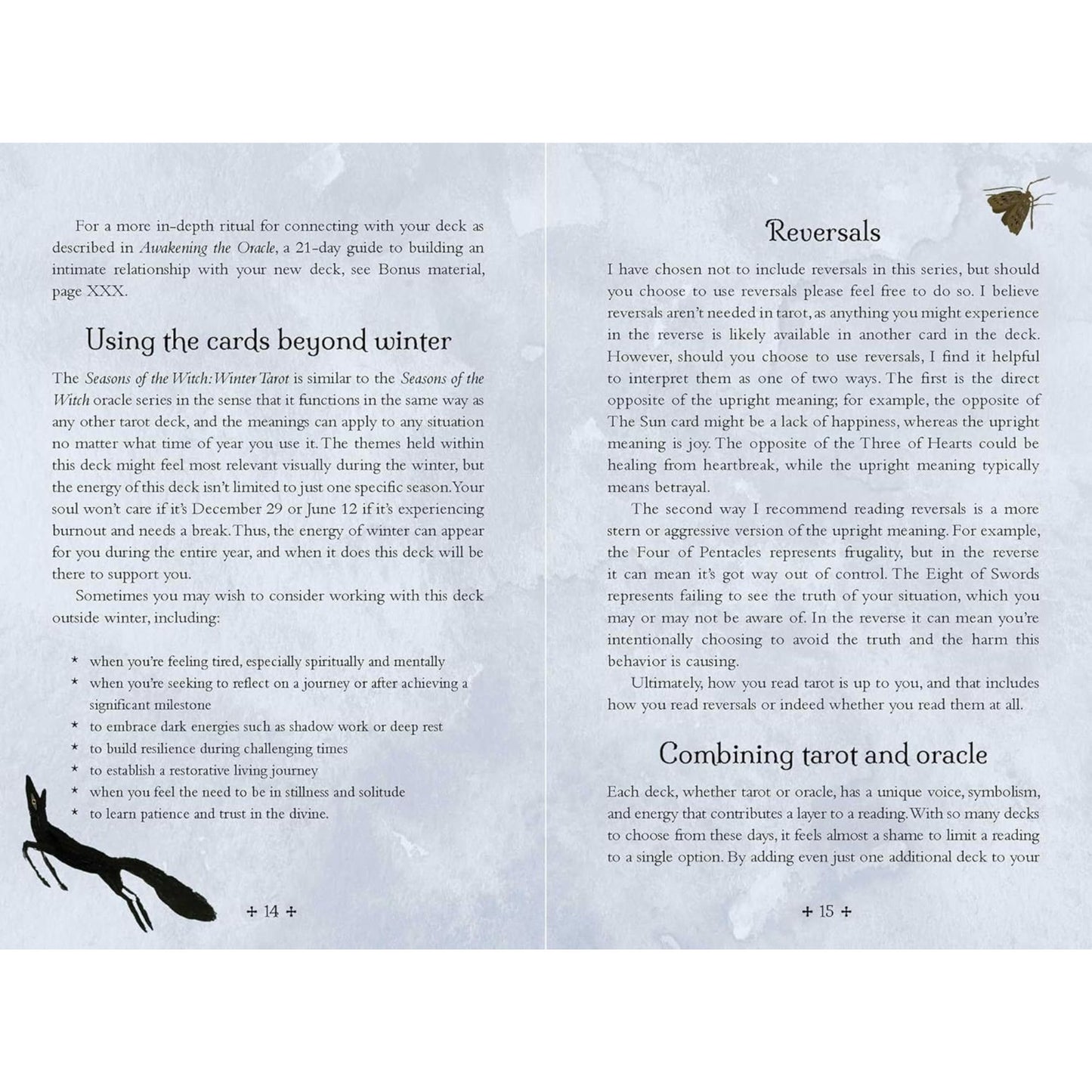 Seasons of the Witch: Winter Tarot Cards