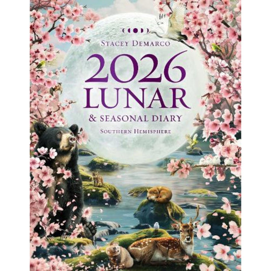 2026 Lunar & Seasonal Diary cover with bears and cherry blossoms