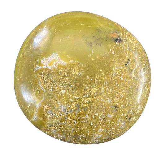 123g Green Opal Palm Stone
