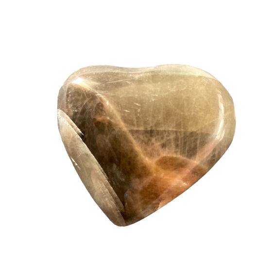 41g Black Moonstone Heart