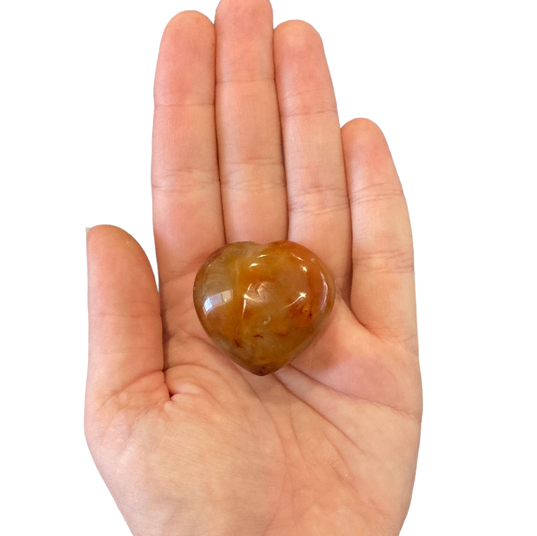 41g Carnelian Heart