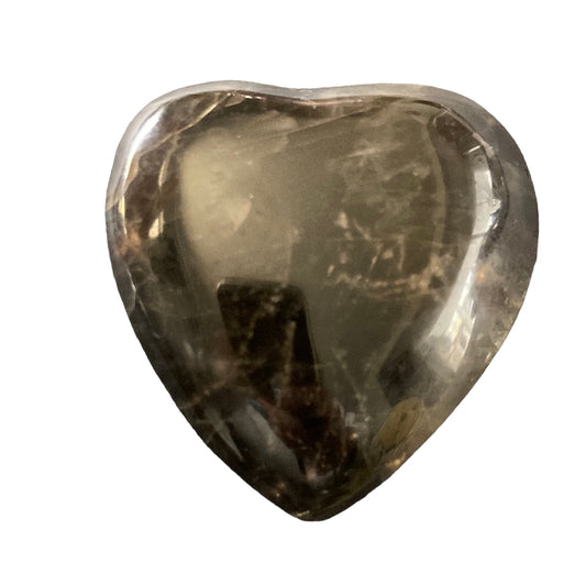 44g Black Moonstone Heart
