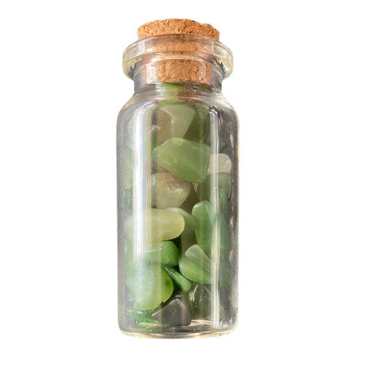 Green Jasper 50mm Wish Bottle