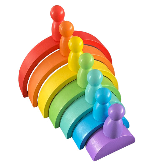 Wooden Stacking Rainbow