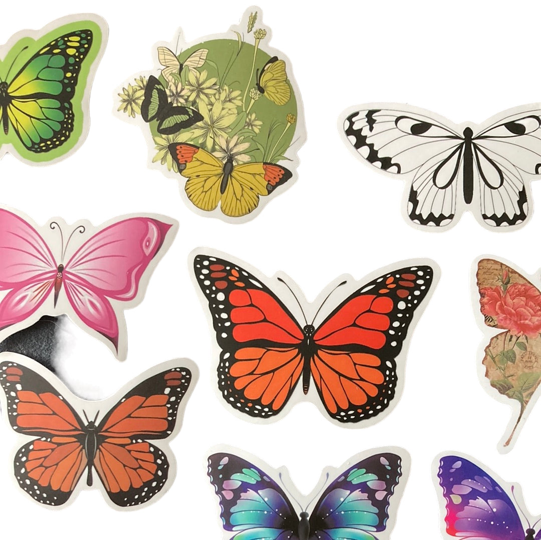 Cute Butterfly 10pc Bag of Stickers