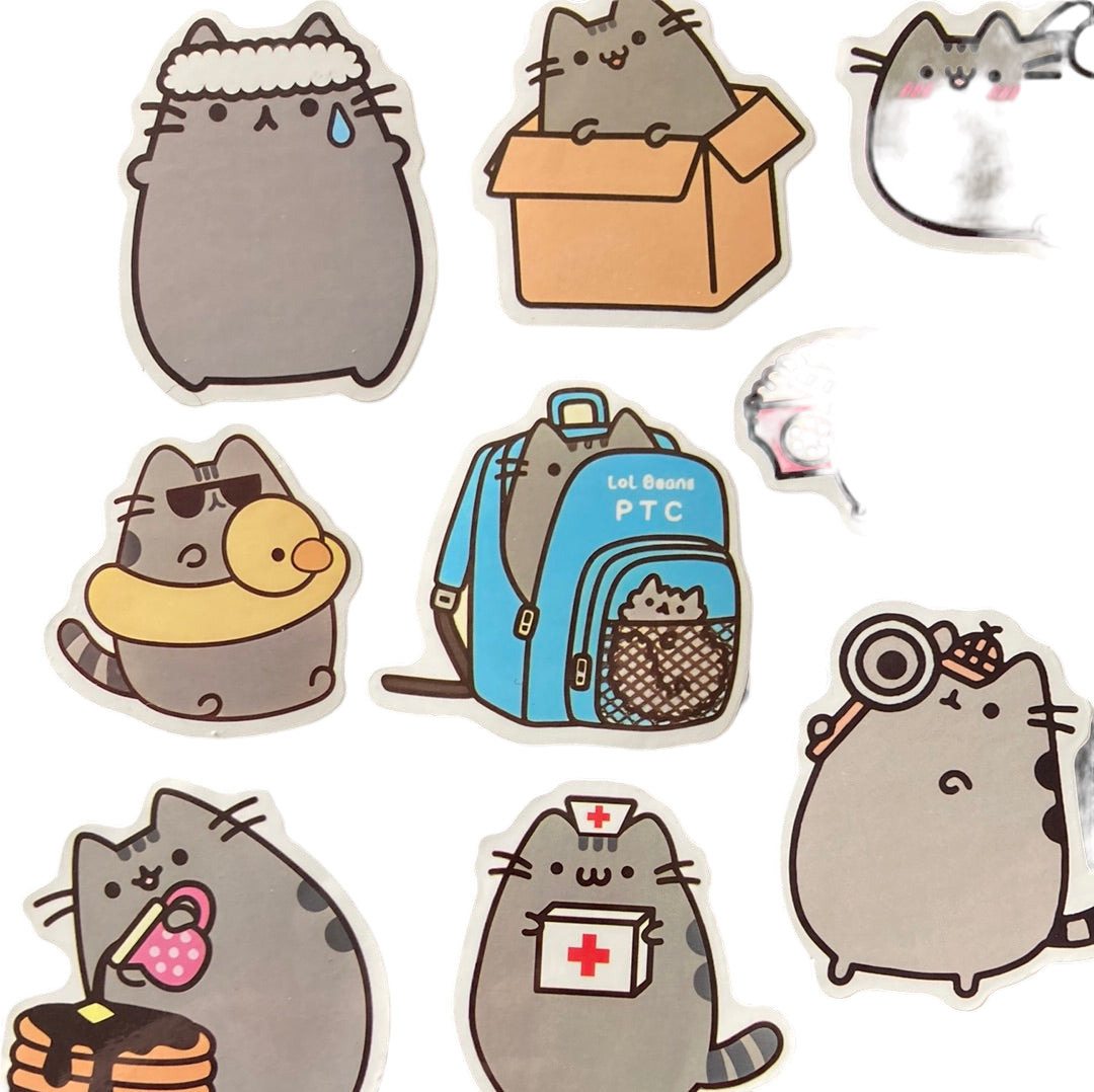 Pusheen Cat 10pc Bag of Stickers