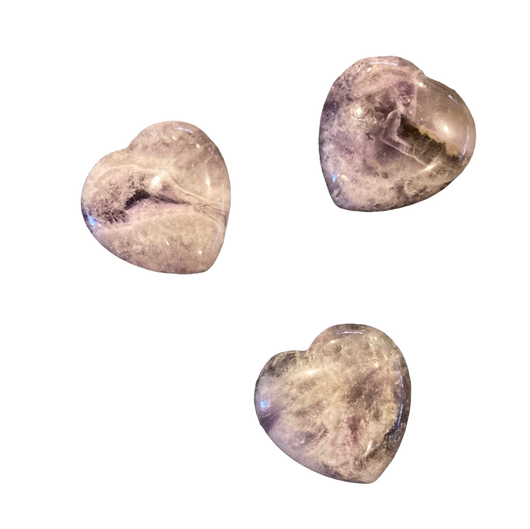 20-25mm Amethyst Heart