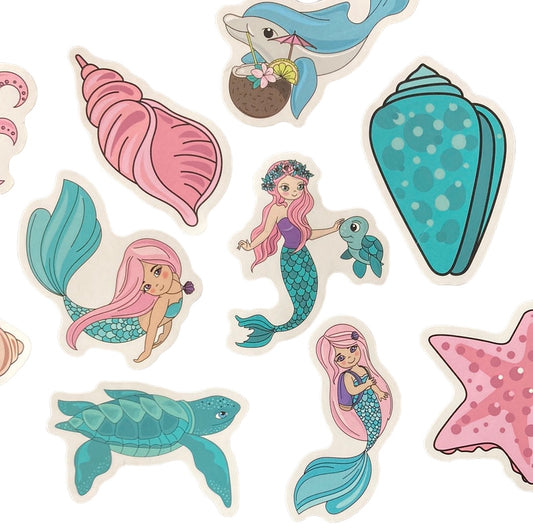 Mermaid 10pc Bag of Stickers