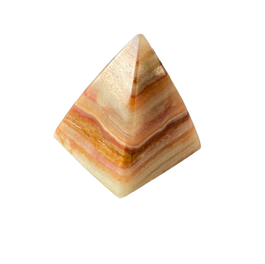 Banded Calcite Pyramid