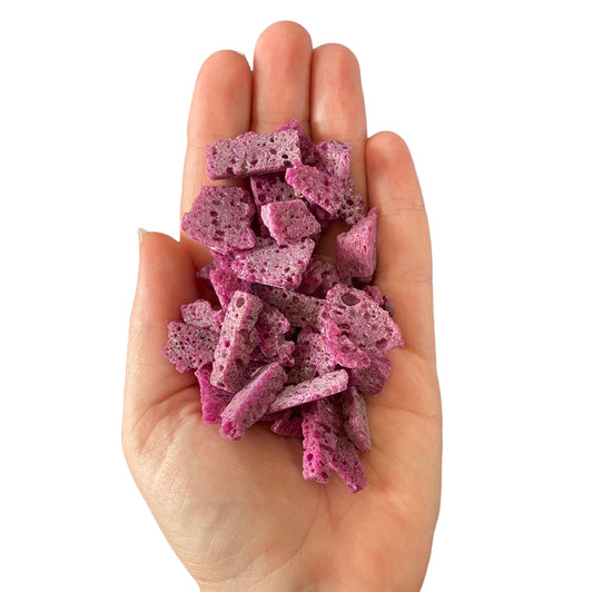 100g bag of raw Honeycomb Ruby