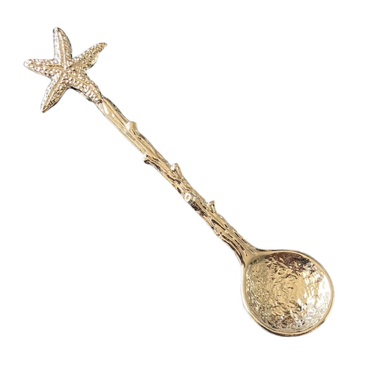 Silver Coloured Starfish Spoon