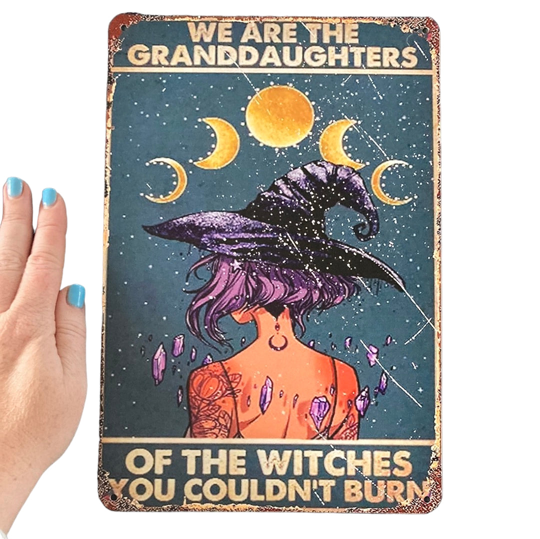 Granddaughters of Witches Metal Wall Art