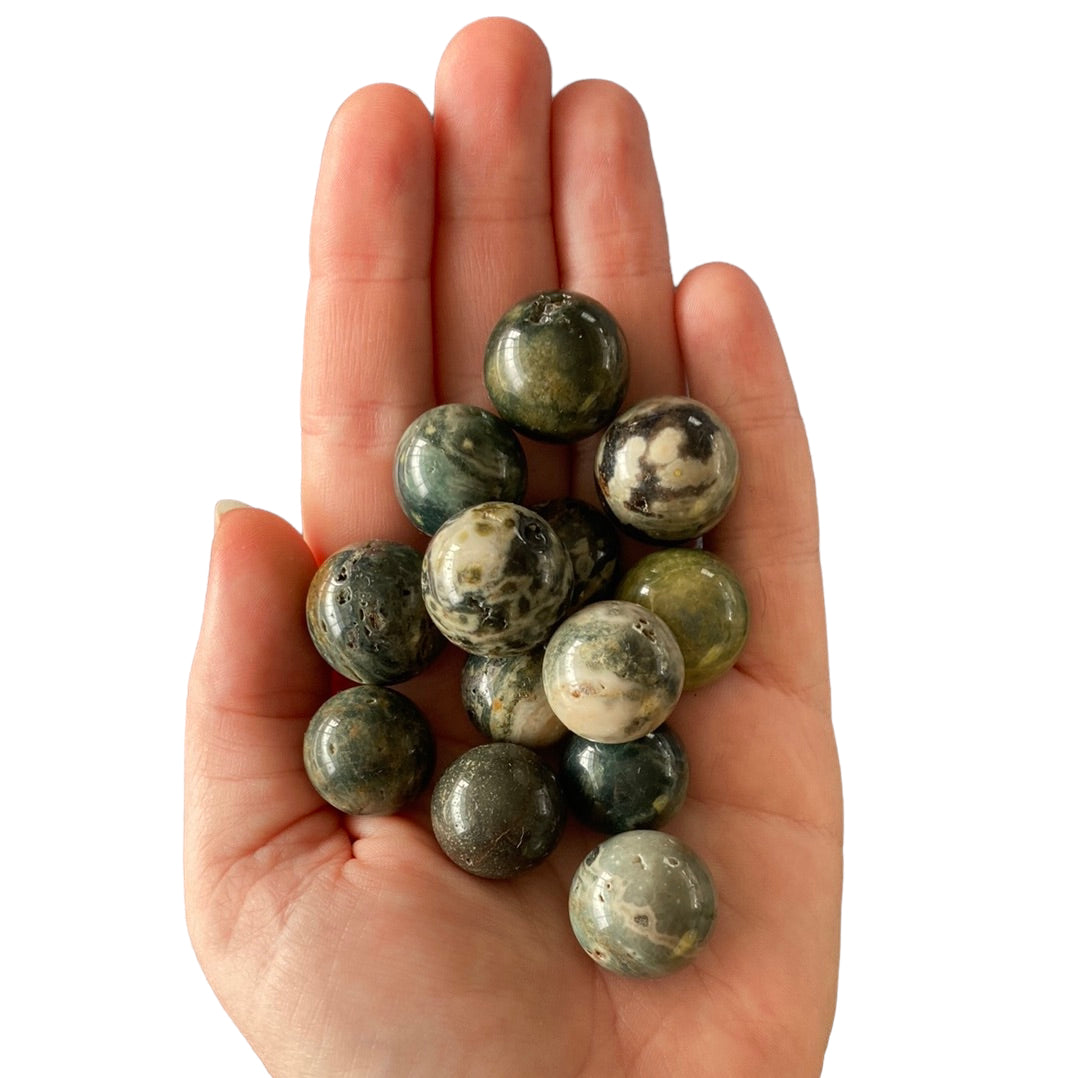 15-20mm Ocean Jasper Sphere