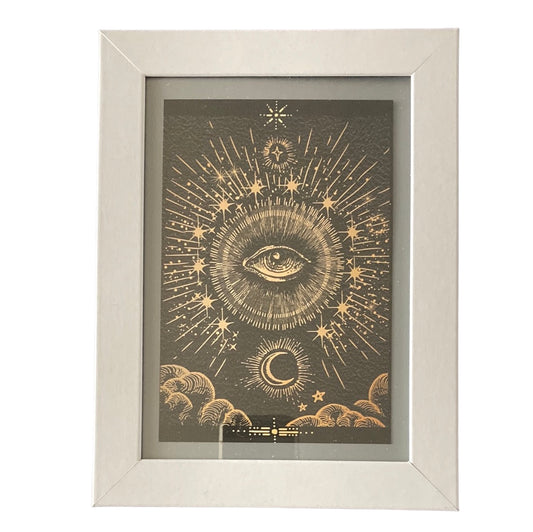 Framed Vintage Art-Eye