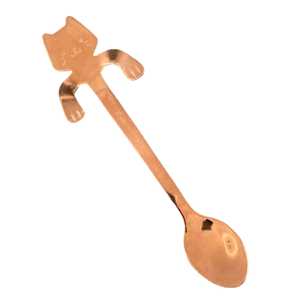 Copper Cat Spoon