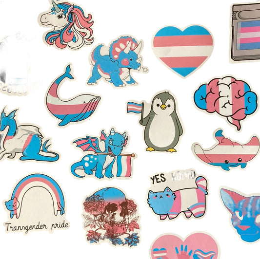 Trans Pride 10pc Bag of Stickers