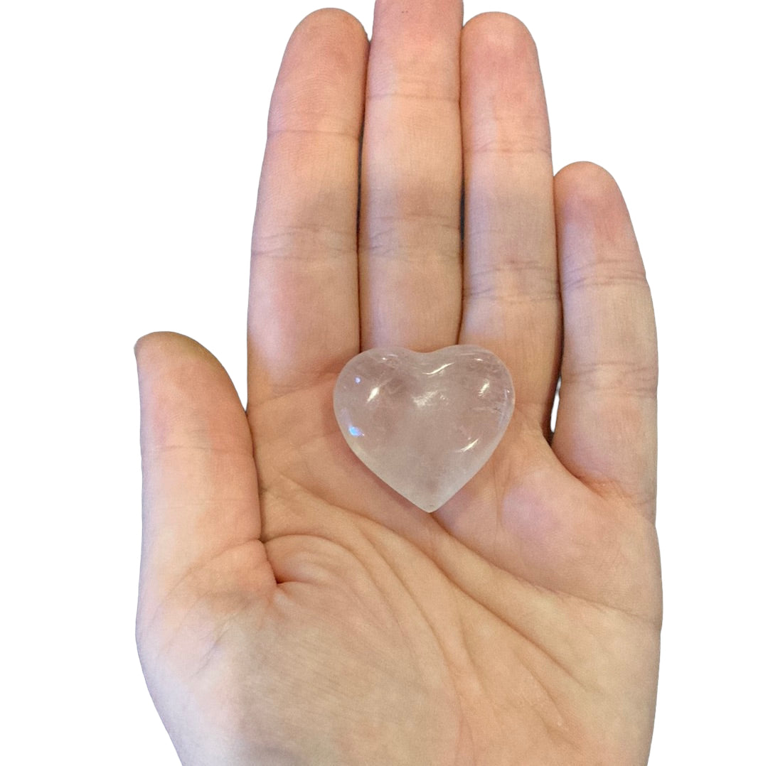 17g Rose Quartz Heart