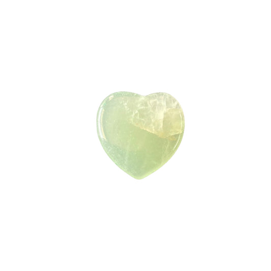 20mm Green Aventurine Flat Heart