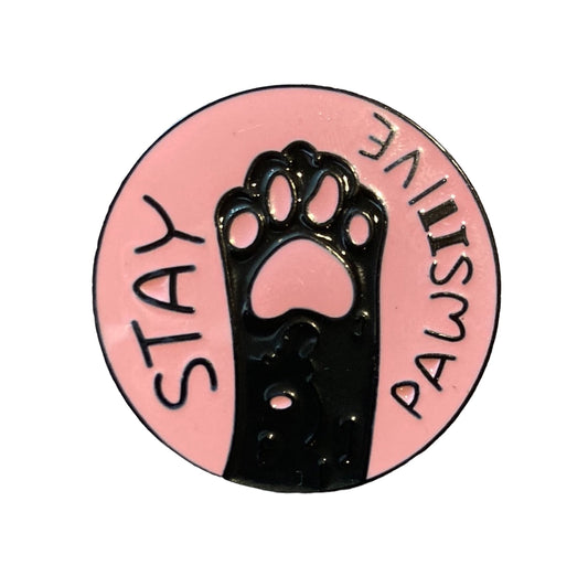 Stay Pawsative Badge
