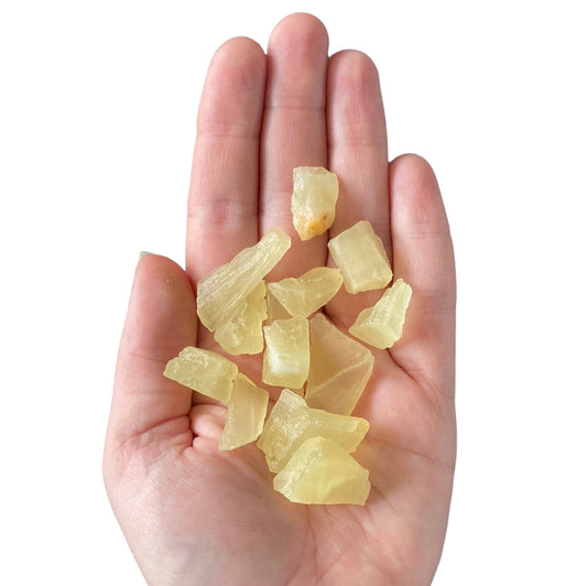 60g Lemon Calcite Bag of Raw
