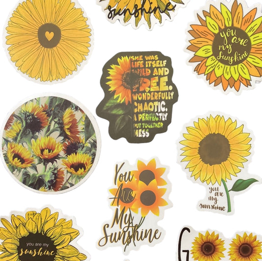 Sunflower 10pc Bag of Stickers