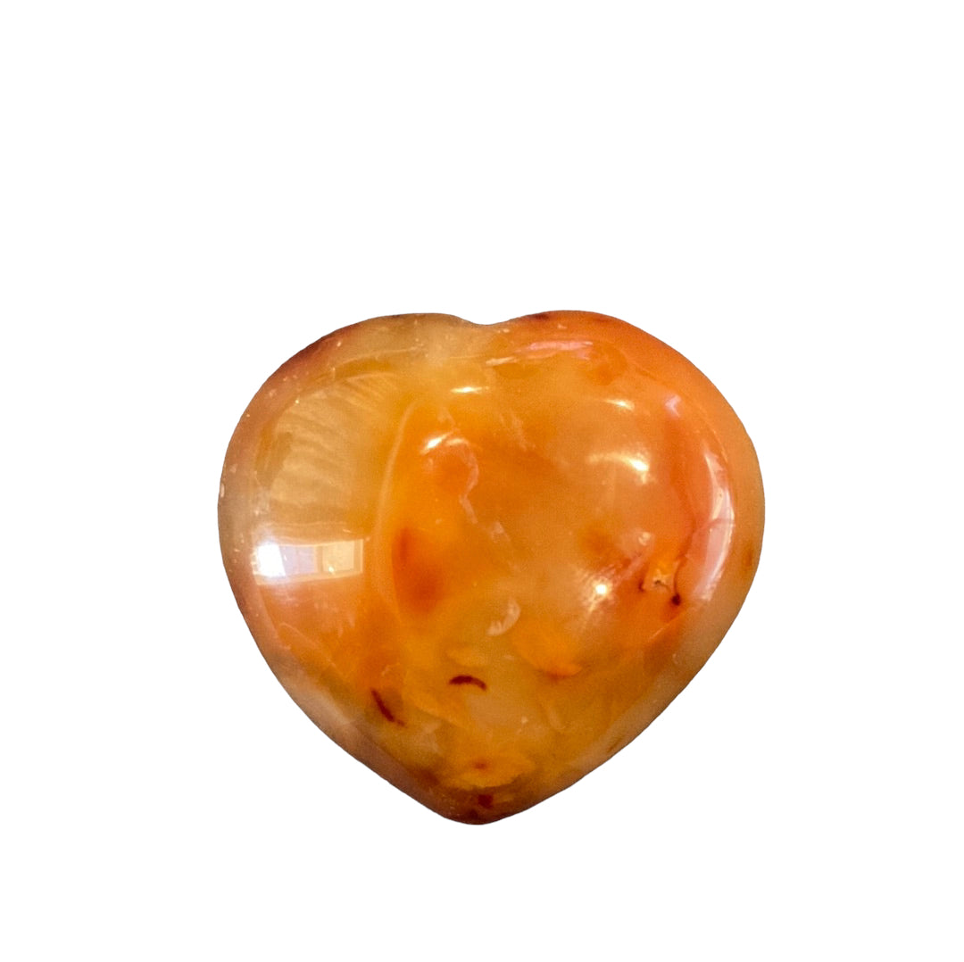 41g Carnelian Heart