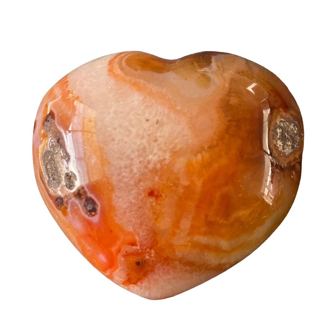 195g Carnelian Heart