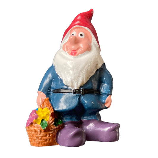 Basket Dwarf Statue