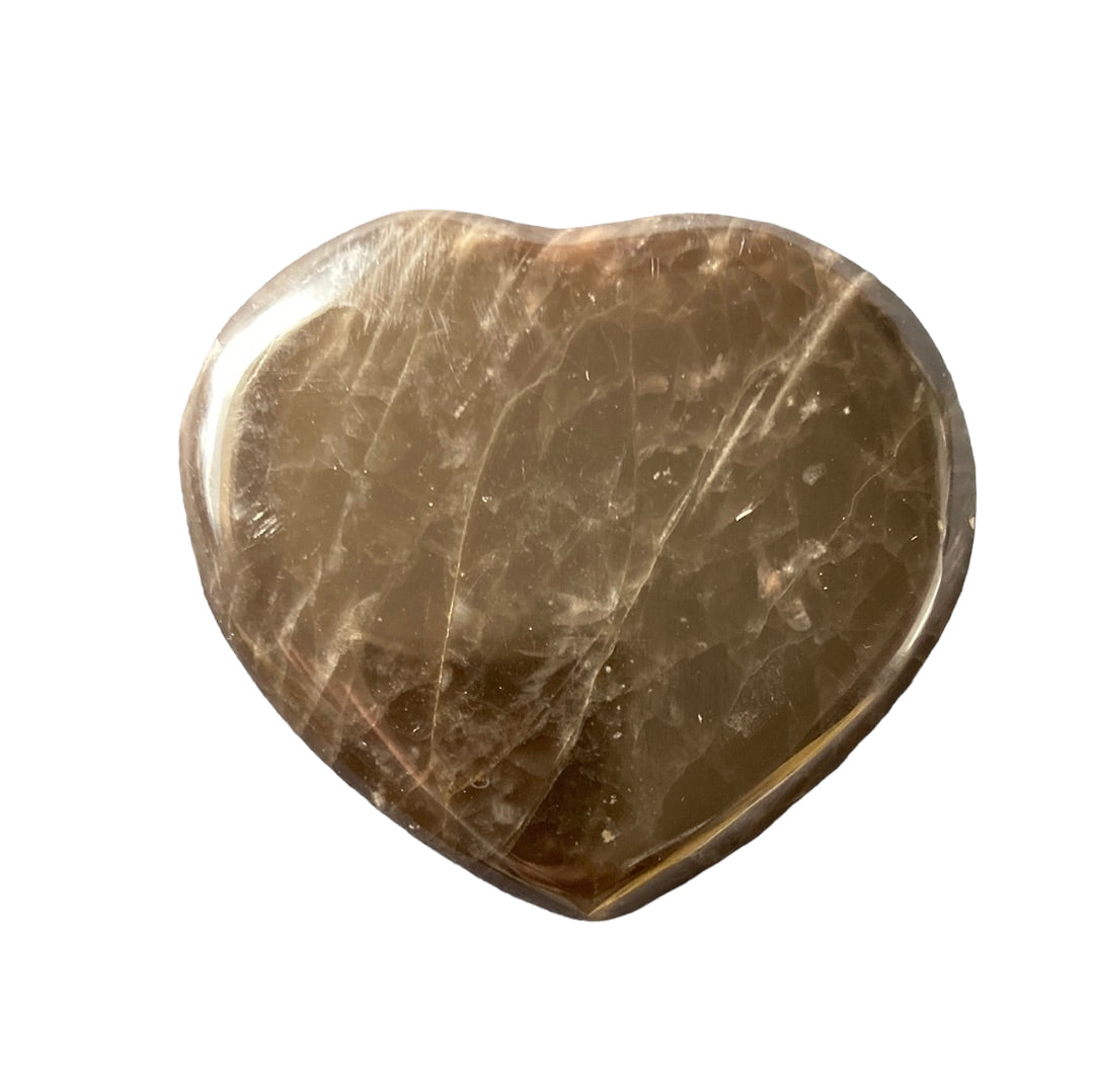 33g Black Moonstone Heart