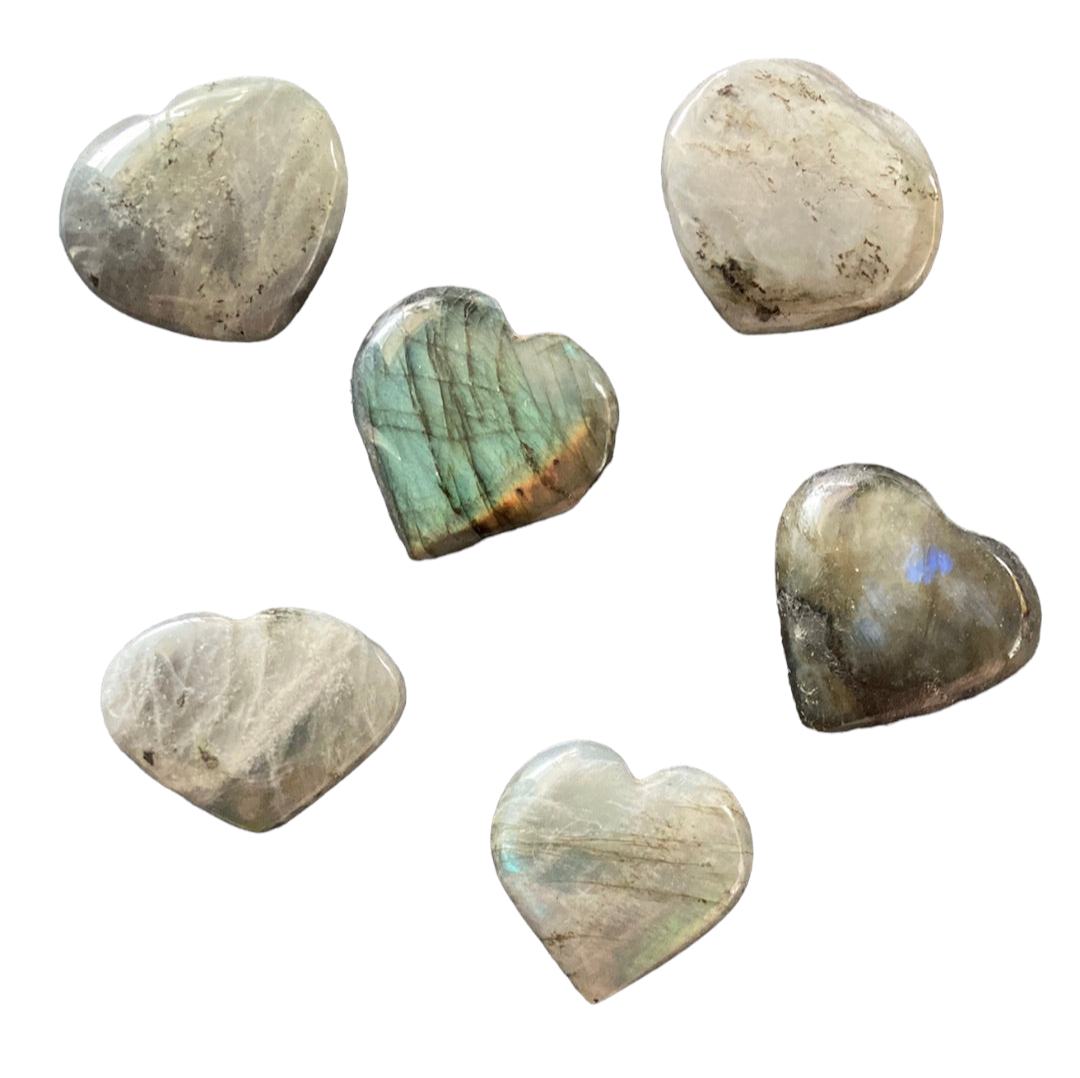 15-20g Labradorite Heart