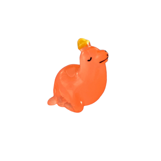 Orange Glow in the dark Seal