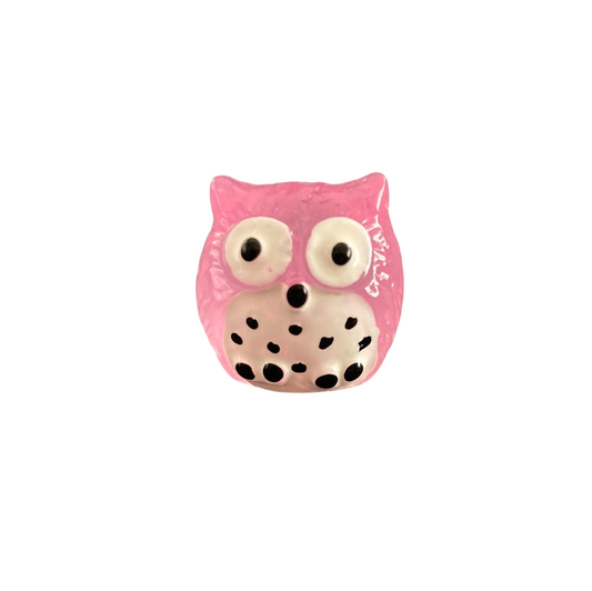 Pink Glow in the dark Owl