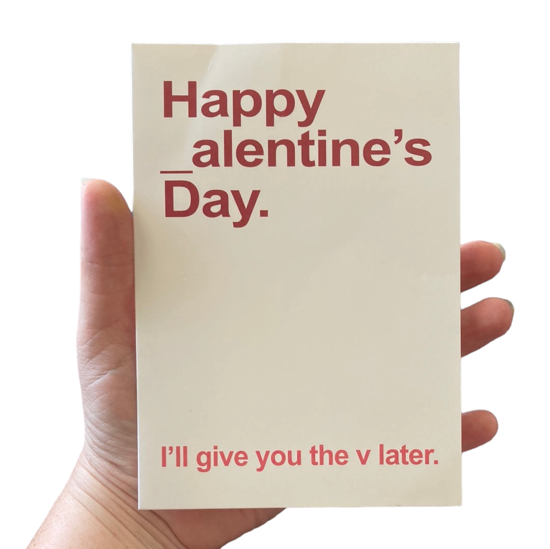 “Happy _alentines Day” Valentines Day Card