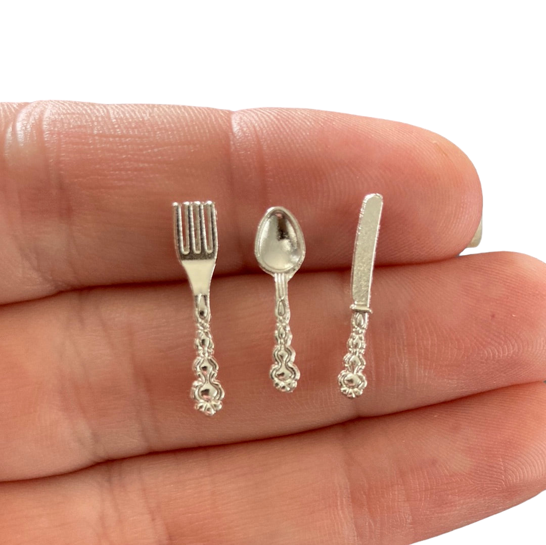 Cutlery Set Fairy Garden Accessories