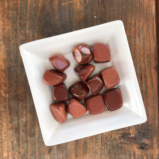 10-15g Goldstone $4 Tumble