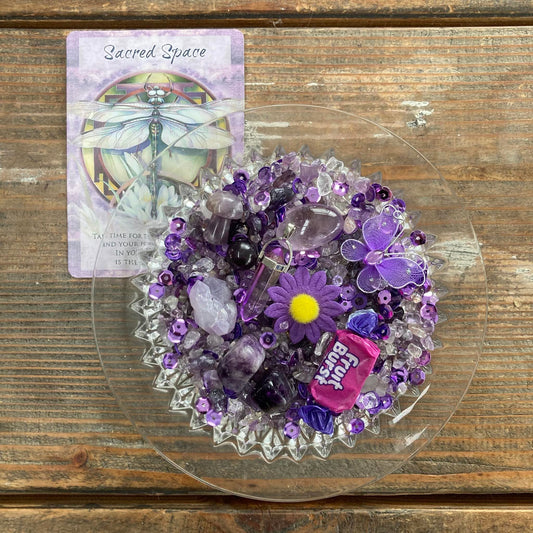 Purple Crystal confetti mixed scoop