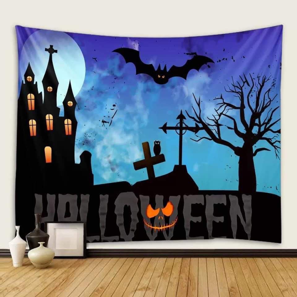 Haunted House large tapestry