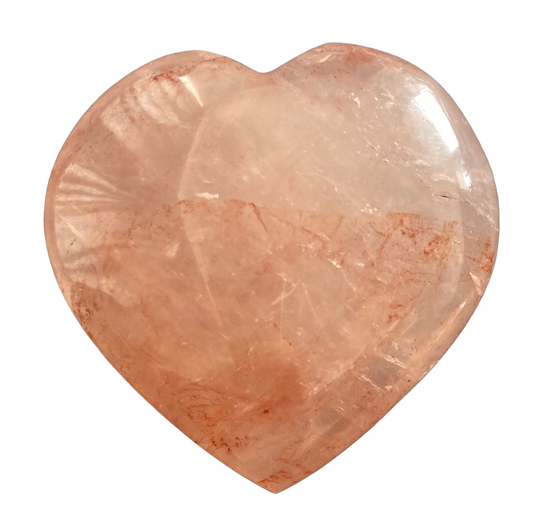 132g Fire Quartz Heart