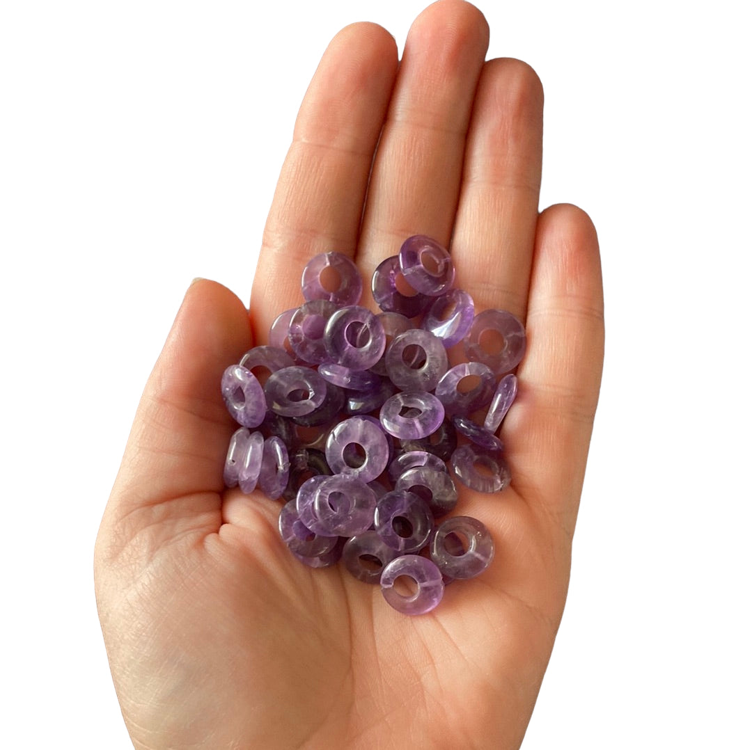 35g Amethyst (drilled) Bag of Beads