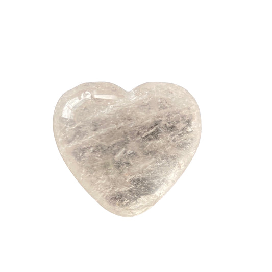 30mm Clear Quartz Heart