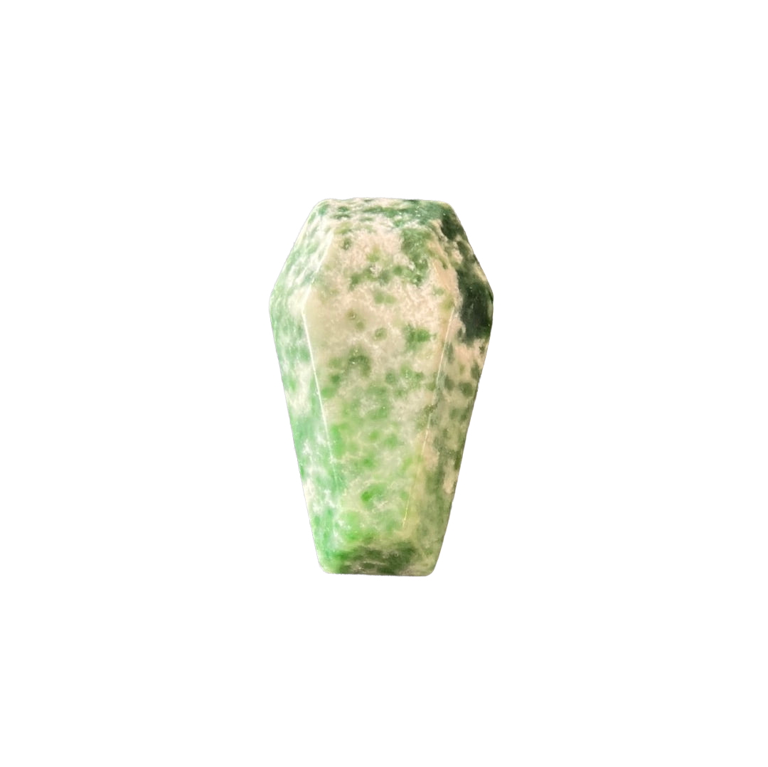 Green Spot Jasper Coffin