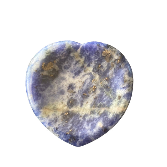 Lapis Lazuli Heart Worry Stone